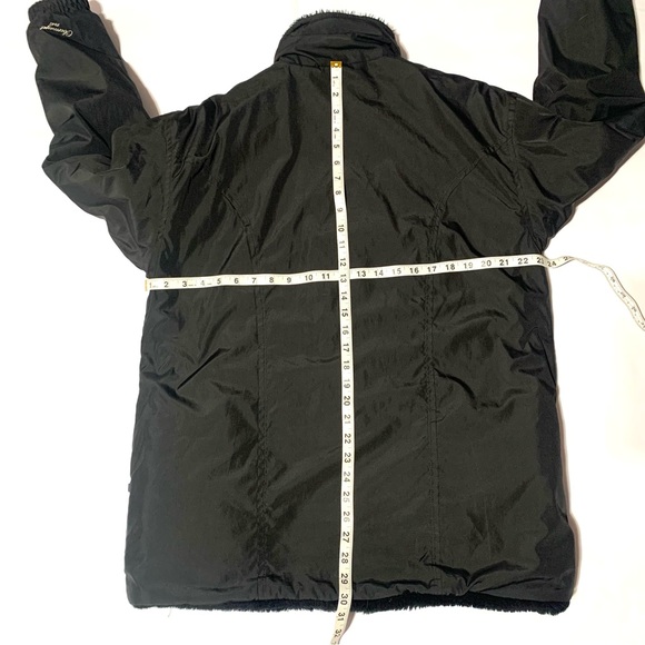 OBERMEYER 1947 REVERSIBLE FAUX FUR PAULINA SKI SNOWBOARD WINTER COAT JACKET Sz10 - Picture 14 of 14